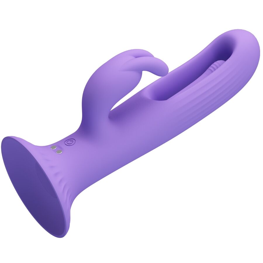 PRETTY LOVE Vibrateur Lapin Killmoulis 12 Modes Vibration Violet — vue alternative