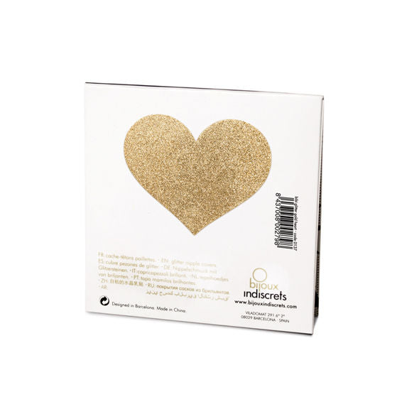 BIJOUX FLASH COLLECTION Indiscrets Cache-Metons Flash Coeur Dor? — vue alternative
