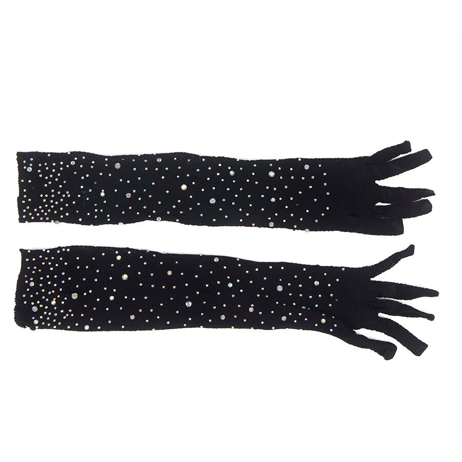 SUBBLIME ACCESORIES 957469Gants Shine Transparents Noirs S/M — vue arrière
