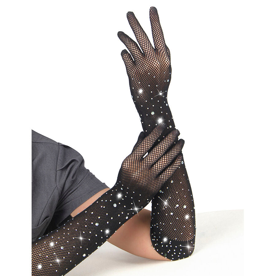 SUBBLIME ACCESORIES 957469Gants Shine Transparents Noirs S/M — vue alternative