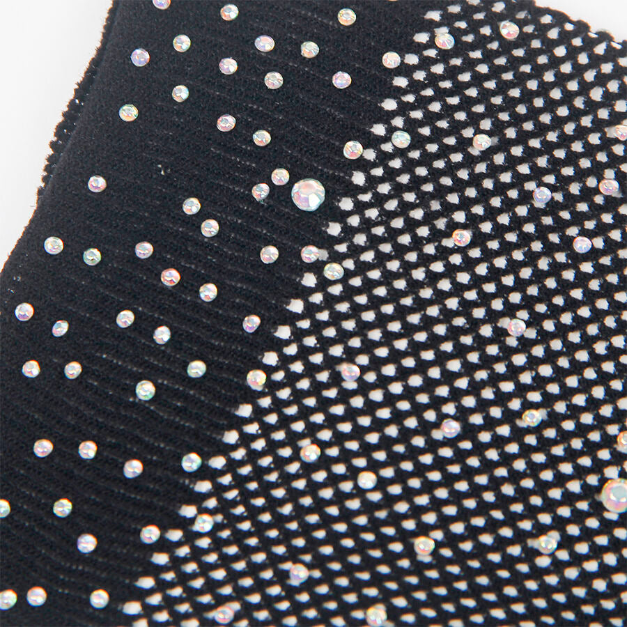 SUBBLIME ACCESORIES 957469Gants Shine Transparents Noirs S/M — accessoires inclus