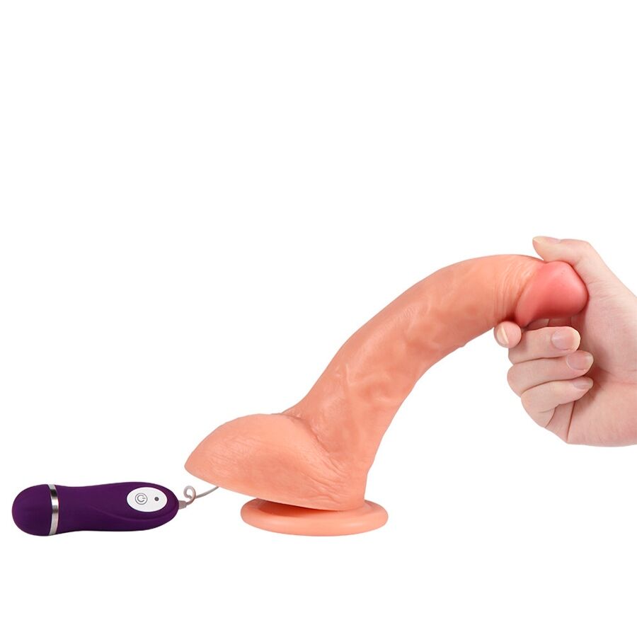 SHEQU Beast Dildo Vibrant Télécommande 24,5 Cm — accessoires inclus