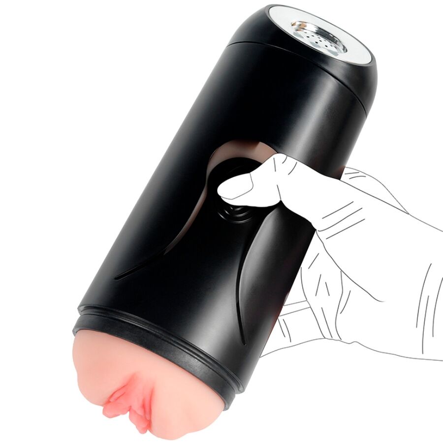 SHEQU MASTURBATEUR VAGIN FANNY VIBRATION — vue arrière