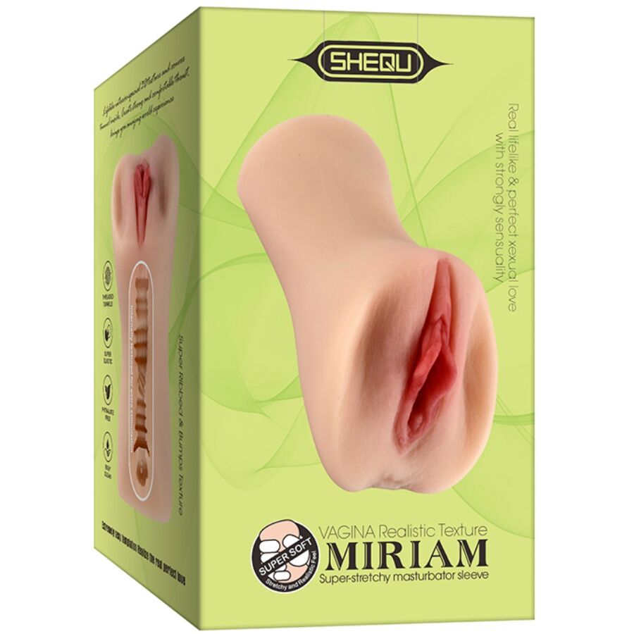 SHEQU Masturbateur Vagin Miriam — accessoires inclus