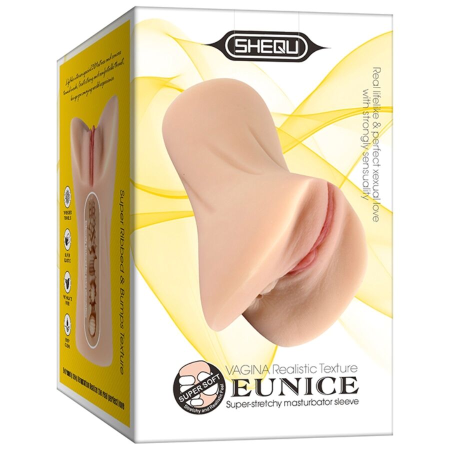 SHEQU Masturbateur Vagin Eunice — accessoires inclus