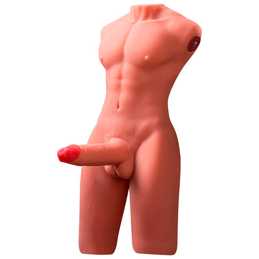 XISE JASON DEMI-CORPS TORSE MASCULIN RÉALISTE MOUVEMENTS POUSS... - Aura Intime