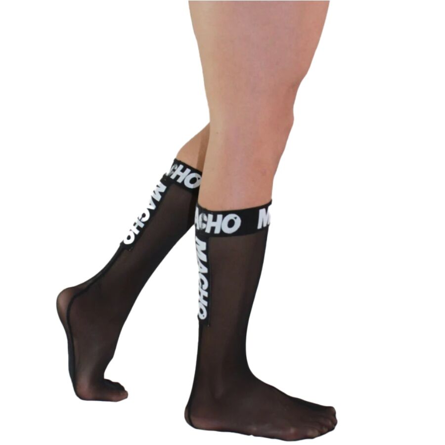 MACHO UNDERWEAR Chaussettes Fines Taille Unique Noires — vue alternative