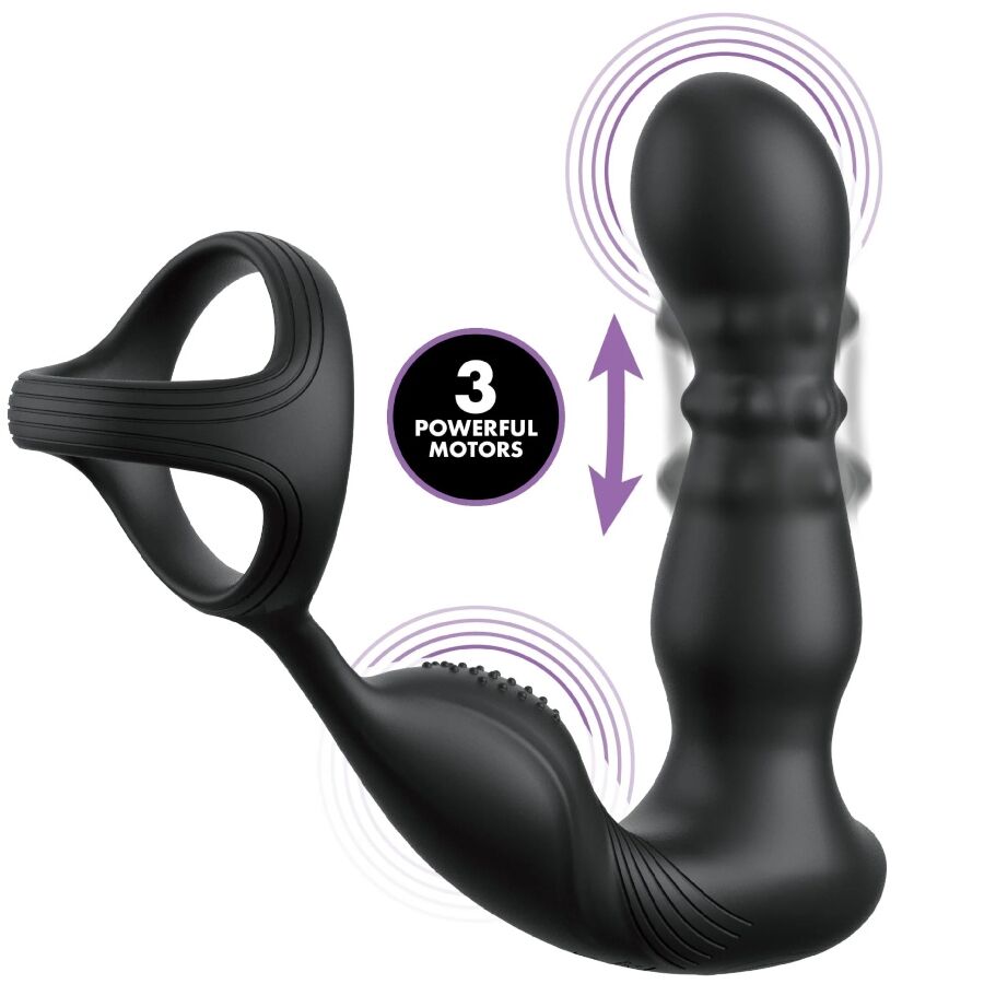 ANAL FANTASY ELITE COLLECTION Anneau Anal Vibrant Masseur Télécommande — vue détaillée