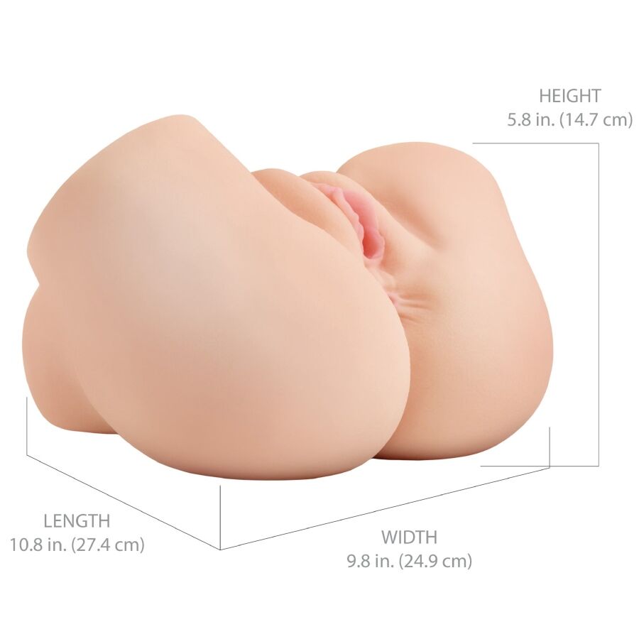 PDX ELITE MASTURBATEUR RÉALISTE VIBRANT VAGIN ANUS — accessoires inclus