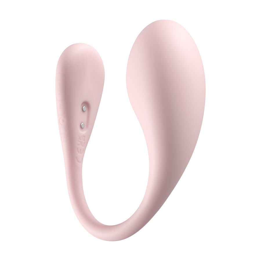 KIIROO Vibrateur Spot Kiss Me Forme U Rose — vue arrière