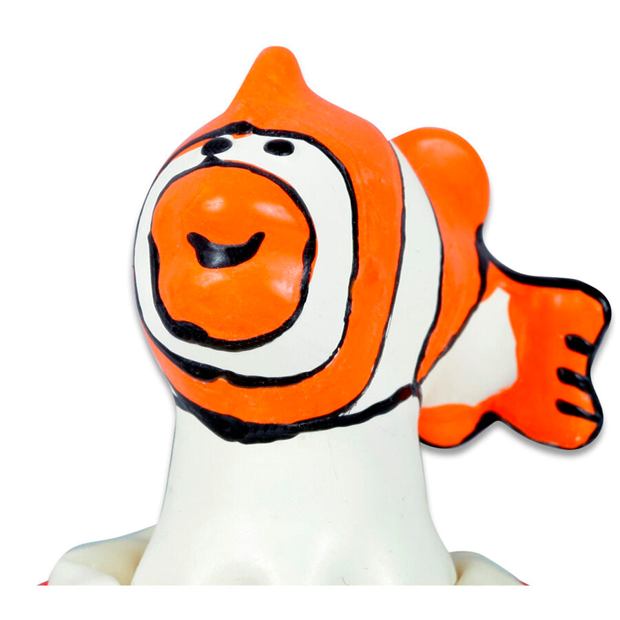 CONDOMERIE Préservatifs Fantaisie Peints À Main Poisson Orange - Aura Intime