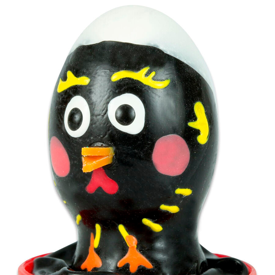 CONDOMERIE Préservatifs Fantaisie Peints À Main Poulet Noir - Aura Intime