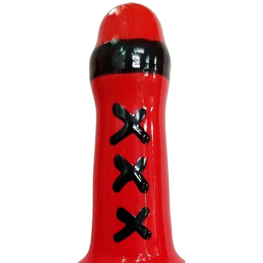 CONDOMERIE Préservatifs Fantaisie Peints À Main Amsterdam Rouge - Aura Intime