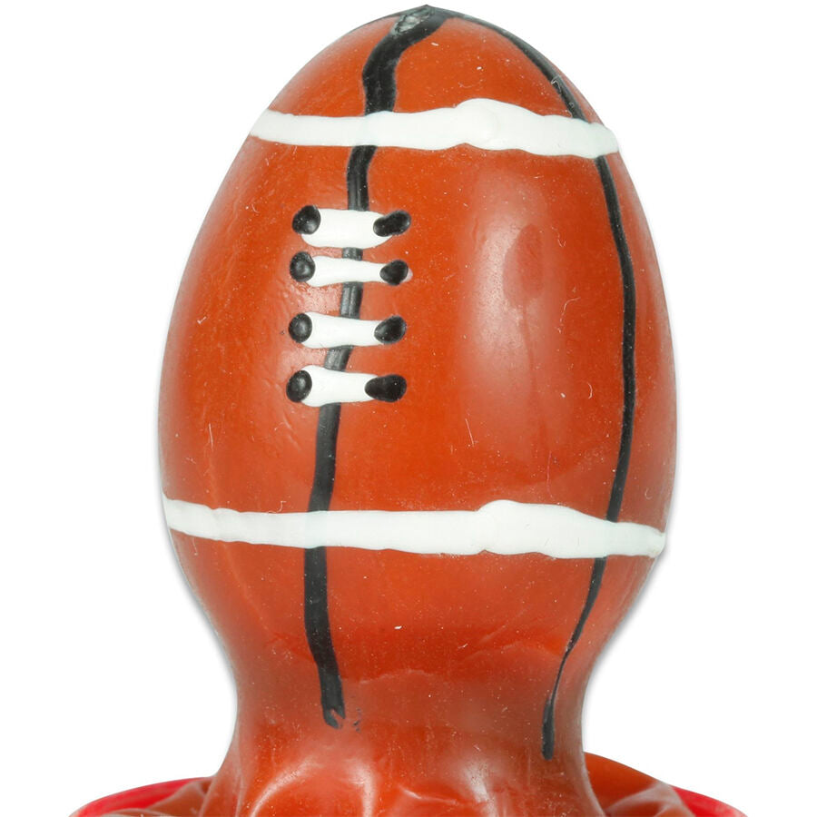 CONDOMERIE Préservatifs Fantaisie Peints À Main Ballon Rugby — vue arrière