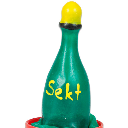 CONDOMERIE Préservatifs Fantaisie Peints À Main Champagne - Aura Intime