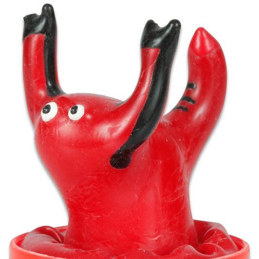 CONDOMERIE Préservatifs Fantaisie Peints À Main Rouge Scorpion - Aura Intime