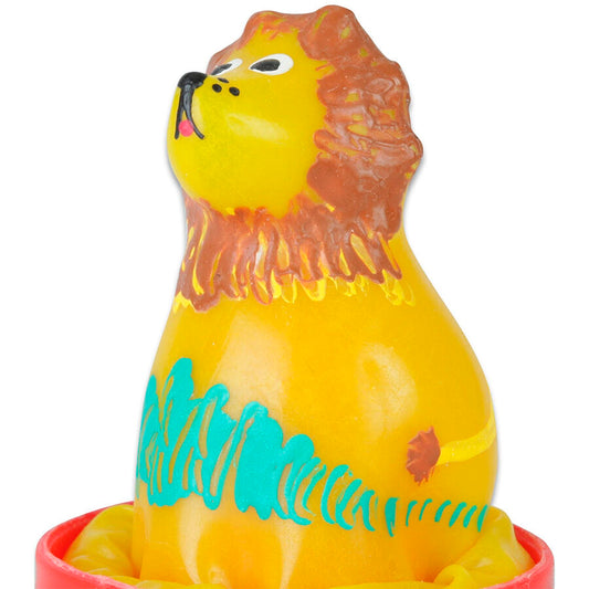 CONDOMERIE Préservatifs Fantaisie Peints À Main Lion Assis - Aura Intime