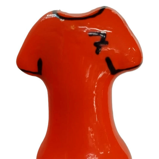 CONDOMERIE Préservatifs Fantaisie Peints À Main T-Shirt Orange - Aura Intime