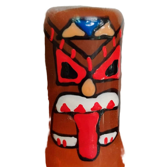 CONDOMERIE Préservatifs Fantaisie Peints À Main Tiki Totem-01 - Aura Intime