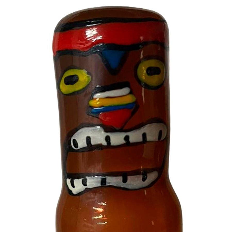 CONDOMERIE Préservatifs Fantaisie Peints À Main Tiki Totem-Hawaii-03 - Aura Intime
