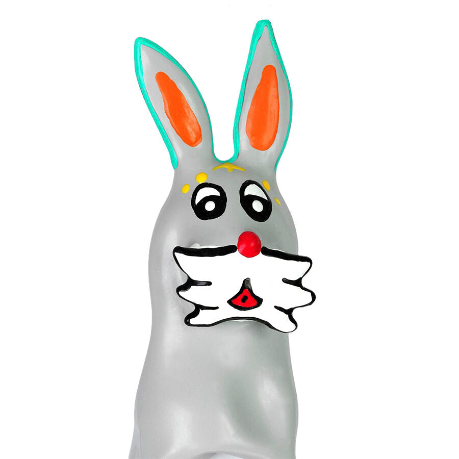 CONDOMERIE Préservatifs Fantaisie Peints À Main Forme Lapin Xl - Aura Intime