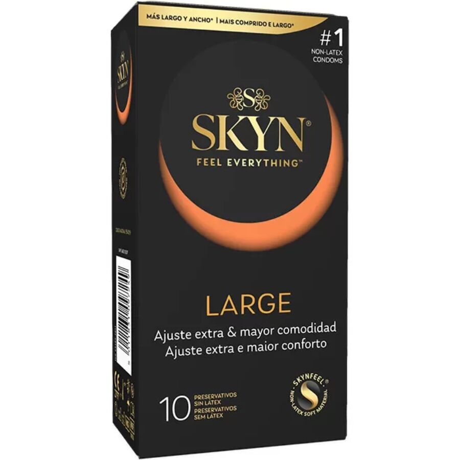 SKYN Grands Préservatifs À Ajustement Supplémentaire 10 Unités - Aura Intime