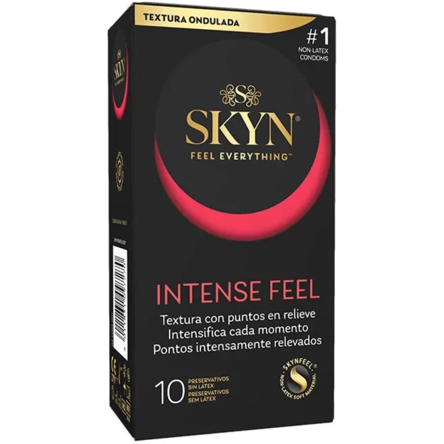 SKYN Préservatif Texturé À Sensation Intense Design Ondulé 10 ... - Aura Intime