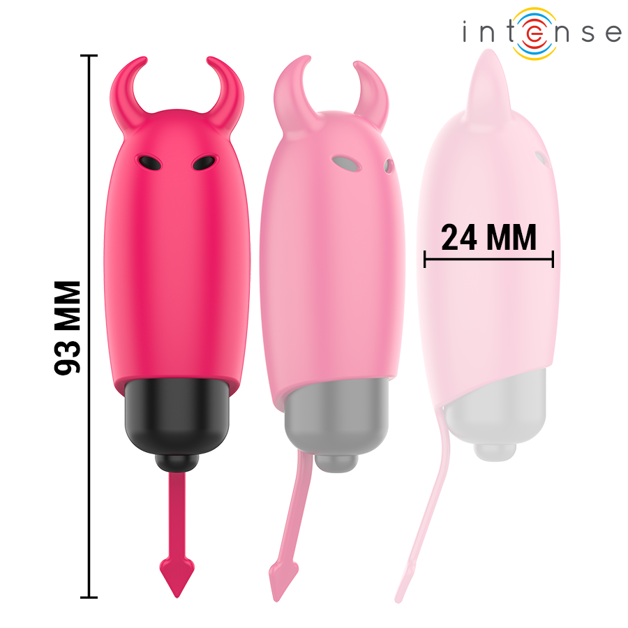 INTENSE FUN TOYS Balle Vibrante Écarlate Red Demon 9,3 X 2,4 Cm — vue alternative