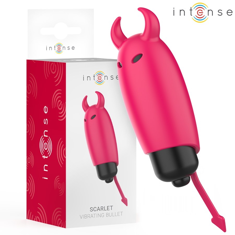 INTENSE FUN TOYS Balle Vibrante Écarlate Red Demon 9,3 X 2,4 Cm - Aura Intime