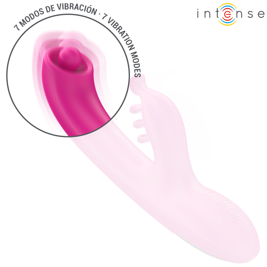 INTENSE HIGH TECH Christina Vibrateur Lapin Multifonction 22,5 Cm Rose — vue alternative