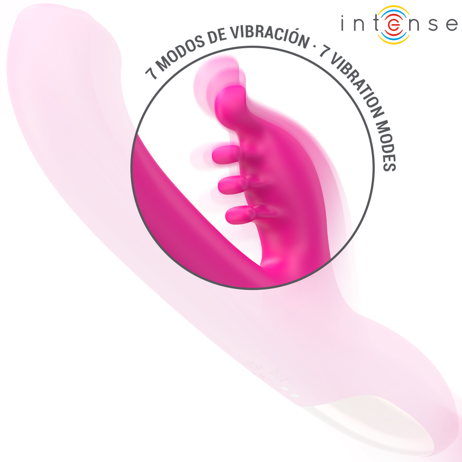 INTENSE HIGH TECH Christina Vibrateur Lapin Multifonction 22,5 Cm Rose — vue arrière