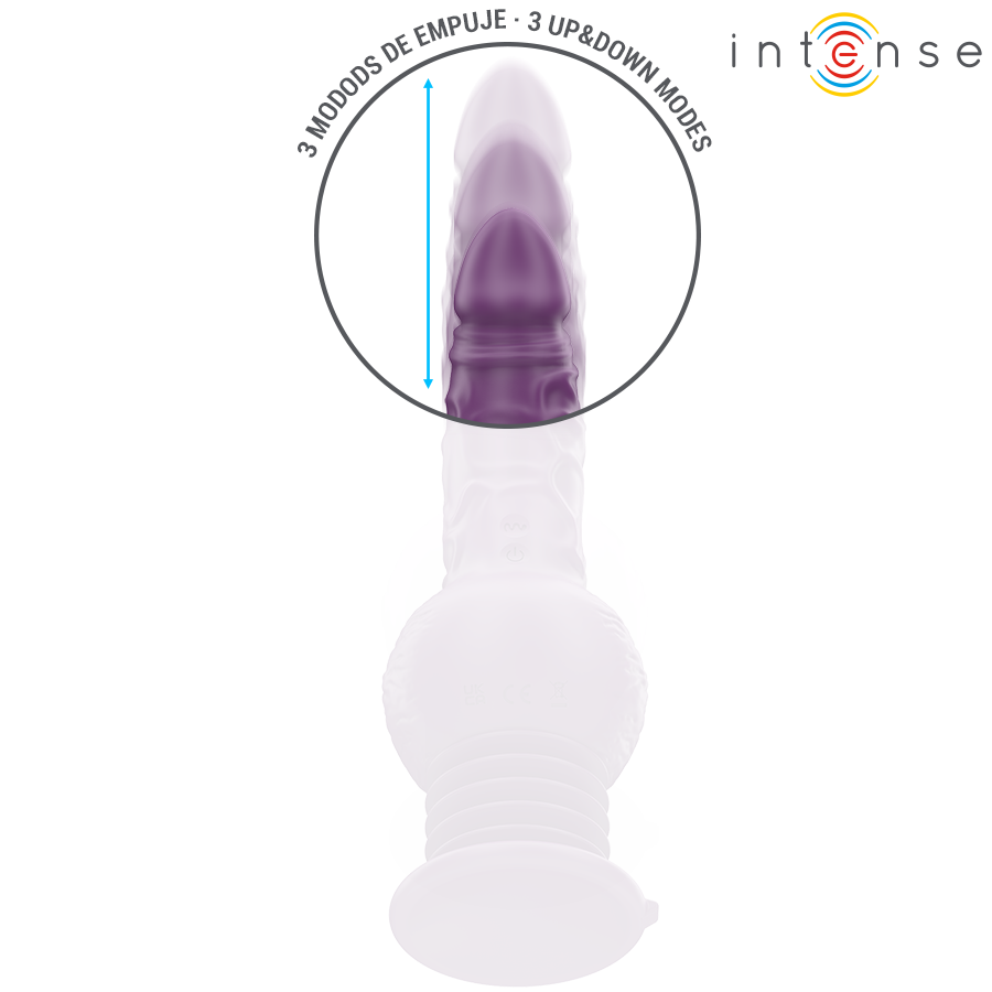 INTENSE HIGH TECH Vibrateur Multifonction Tatum Vibration Haut Bas 24 Cm Vi... — vue alternative
