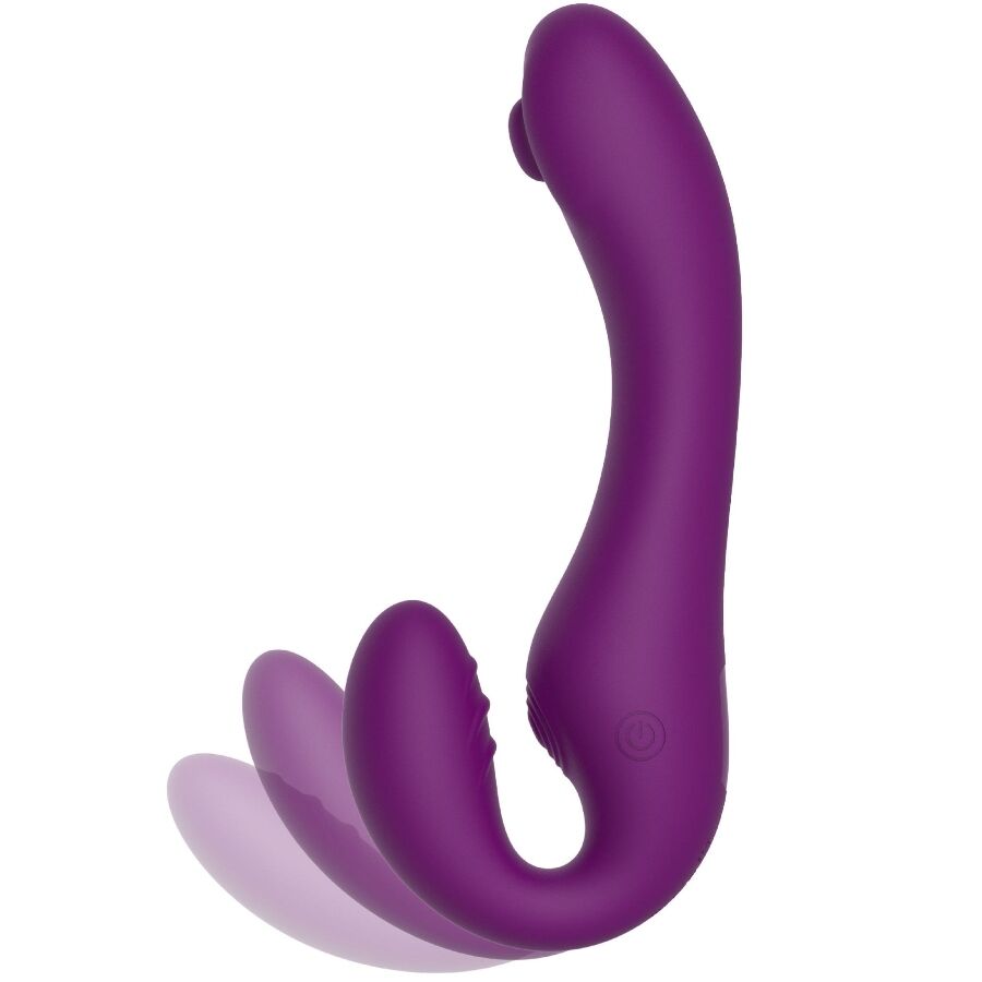XOCOON Vibrateur Sans Strapless 2 1 Télécommande Violet — vue arrière