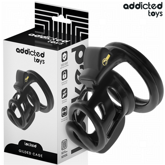 ADDICTED TOYS LOCKED Cage À Pénis Gilden Cage 8,5 Cm - Aura Intime