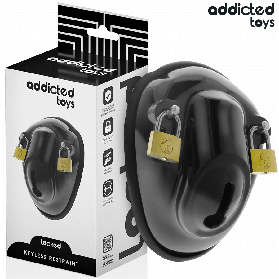 ADDICTED TOYS LOCKED À Pénis Verrouillée Sans Clé 11,5 Cm - Aura Intime