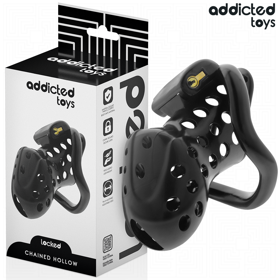 ADDICTED TOYS LOCKED À Pénis Creuse Enchaînée 10,5 Cm - Aura Intime