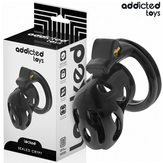 ADDICTED TOYS LOCKED À Pénis Cryptée Verrouillée Scellée 8 Cm - Aura Intime