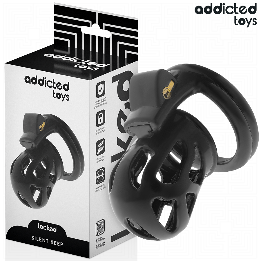 ADDICTED TOYS LOCKED Cage À Pénis Silencieuse 7,5 Cm - Aura Intime