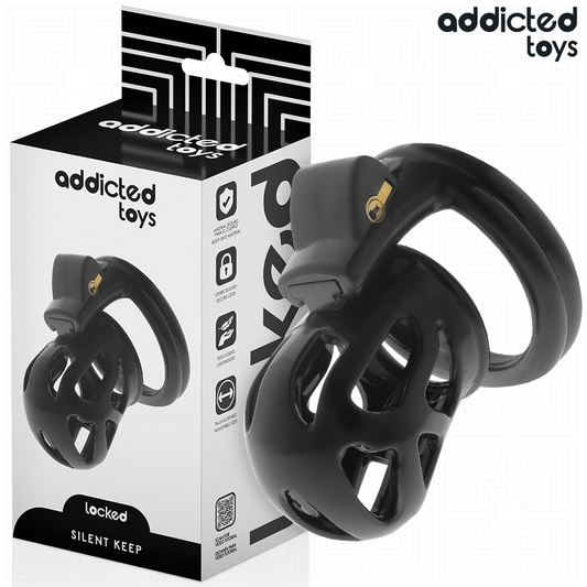 ADDICTED TOYS LOCKED Cage À Pénis Silencieuse 7,5 Cm - Aura Intime