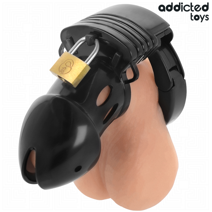 ADDICTED TOYS LOCKED Cage À Pénis Chasteté Profondeur 7,5 Cm — vue alternative