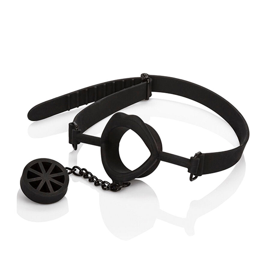 CALEXOTICS Scandal Bâillon Plug Silicone Noir - Aura Intime