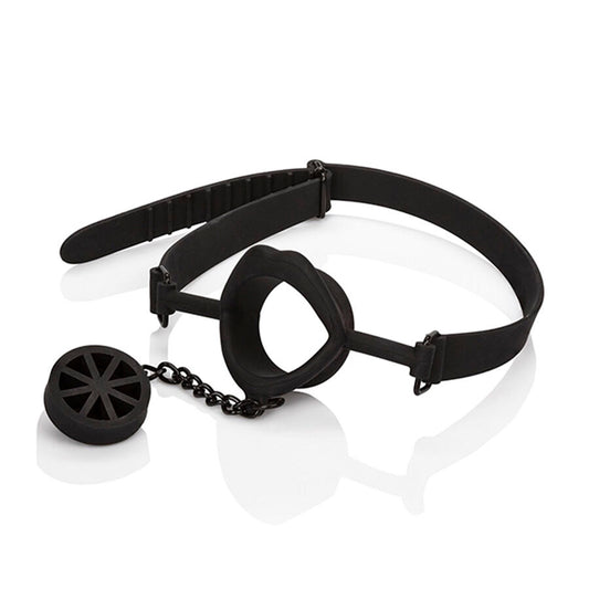 CALEXOTICS Scandal Bâillon Plug Silicone Noir - Aura Intime