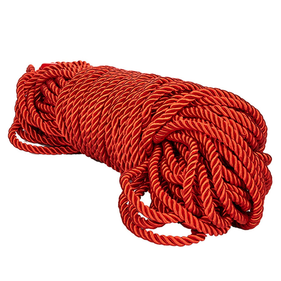 CALEXOTICS Scandal Corde Bdsm Rouge 30 M - Aura Intime