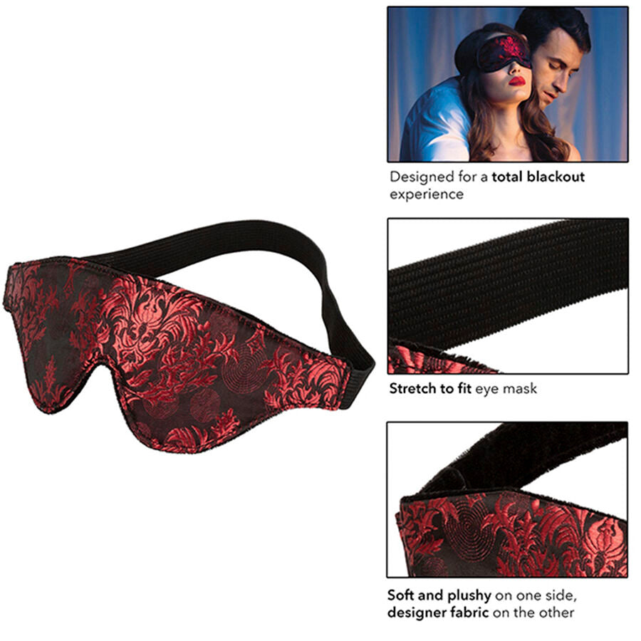 CALEXOTICS Masque Yeux Opaque Scandal Détails Rouges — vue alternative
