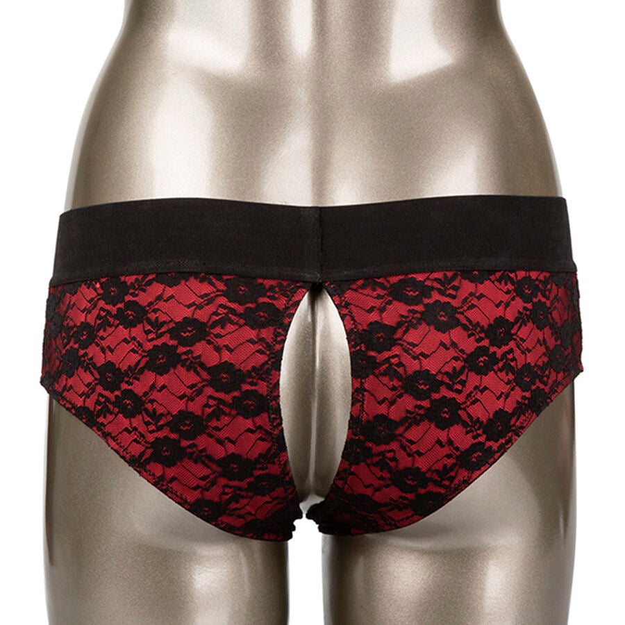 CALEXOTICS Scandal Ensemble Culotte Sans Entrejambe Gode Taille S/M — accessoires inclus