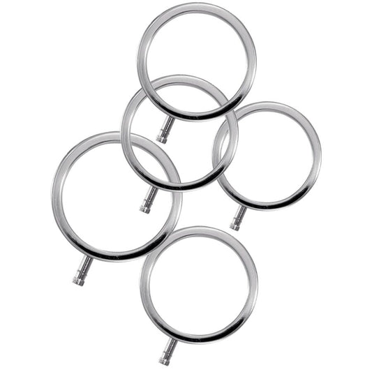 ELECTRASTIM Electrarings Anneaux Pénis Métal Pack 5 - Aura Intime