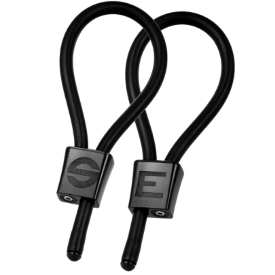 ELECTRASTIM Prestige Electra Loops Anneaux Péniens Réglables Noirs - Aura Intime