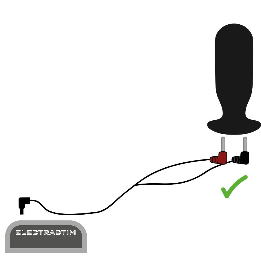ELECTRASTIM Câbles Stimulation À 90 Degrés — vue arrière