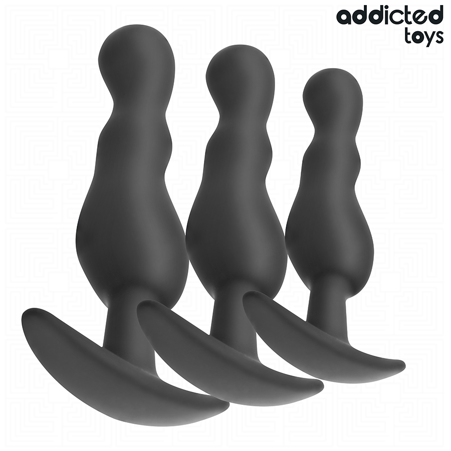 ADDICTED TOYS Lot 3 Plug Anal Modèle 1 — vue détaillée
