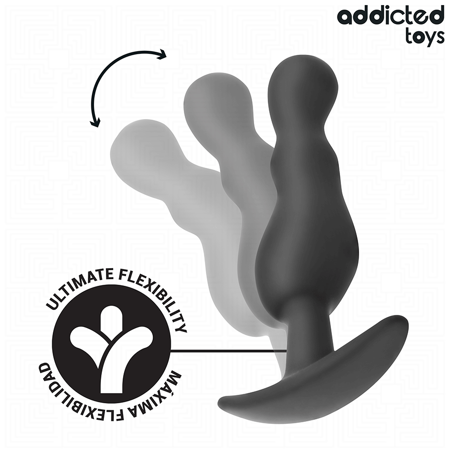 ADDICTED TOYS Lot 3 Plug Anal Modèle 1 — accessoires inclus